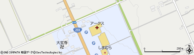 スーパーアークス深川店周辺の地図