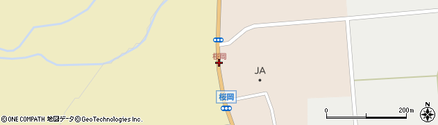 桜岡周辺の地図