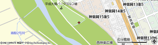 北海道旭川市神楽岡１５条周辺の地図