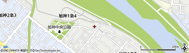 北海道旭川市旭神１条周辺の地図