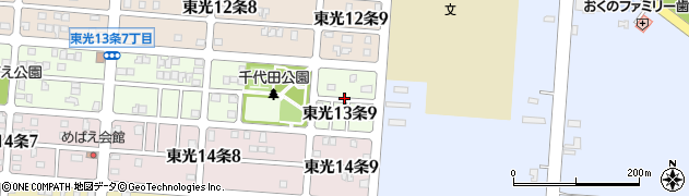北海道旭川市東光１３条9丁目周辺の地図