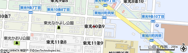 北海道旭川市東光１０条9丁目周辺の地図