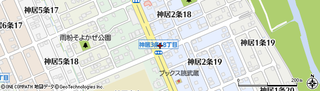 旭川塾　学研ＣＡＩかむいサンビレッジ周辺の地図
