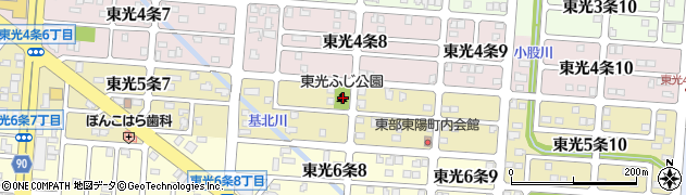 東光ふじ公園周辺の地図