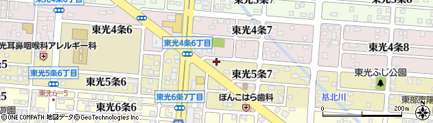 料理屋 バンフ 旭川店周辺の地図