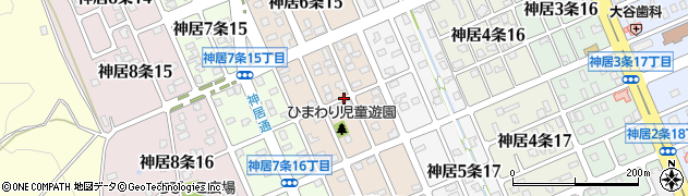 北海道旭川市神居６条周辺の地図