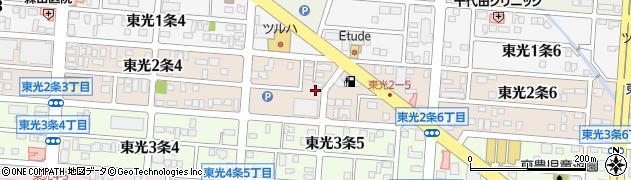 北海道旭川市東光２条周辺の地図