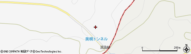 美幌トンネル周辺の地図