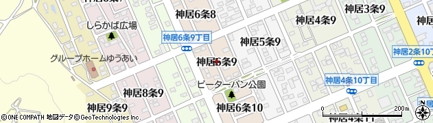 北海道旭川市神居６条9丁目周辺の地図