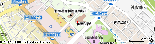 神楽公民館周辺の地図