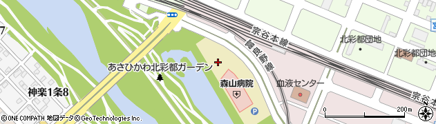 スターバックスコーヒー 旭川北彩都店周辺の地図