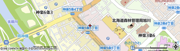 北空知信用金庫旭川東支店周辺の地図