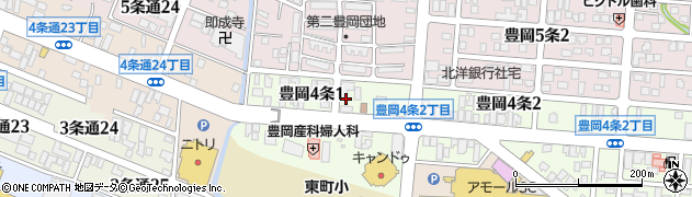 ポーラ　旭川豊岡店周辺の地図