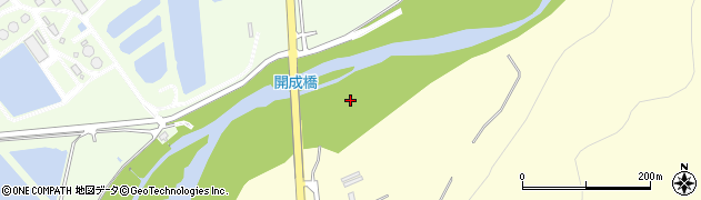 開成橋周辺の地図