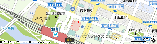 株式会社ソラチ旭川営業所周辺の地図