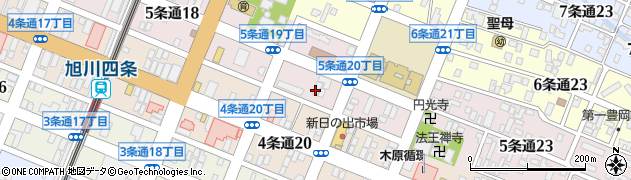 フクダ電子北海道販売株式会社旭川営業所周辺の地図