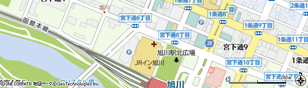 スローティー・ラテ旭川店周辺の地図