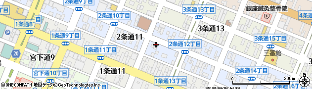 有限会社三景スタジオ旭川本店周辺の地図