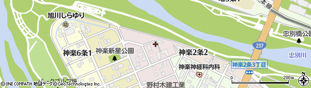 三浦木地周辺の地図