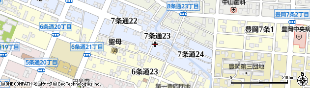 北海道印刷工業組合旭川支部周辺の地図