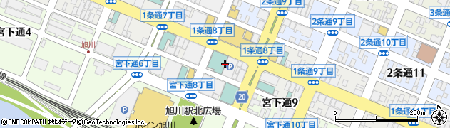 株式会社ニッセンレンエスコート　旭川支店周辺の地図
