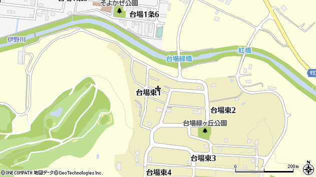 〒070-8027 北海道旭川市台場東の地図