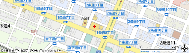 株式会社ジュンク堂書店　旭川周辺の地図