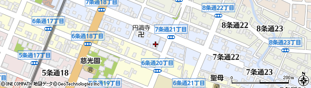 丸谷新聞店支所周辺の地図