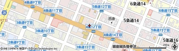 ＡＩＧ損害保険株式会社　旭川支店周辺の地図