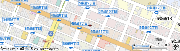 北星信用金庫旭川支店周辺の地図