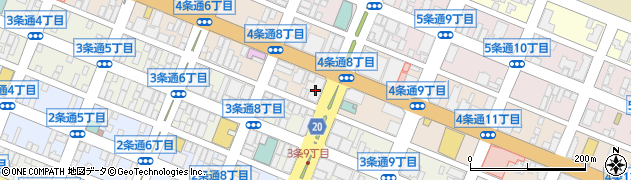 旭川信用金庫本店周辺の地図