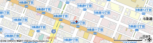 みずほ銀行旭川支店周辺の地図