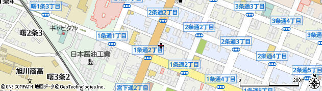 旭川信用金庫西支店周辺の地図