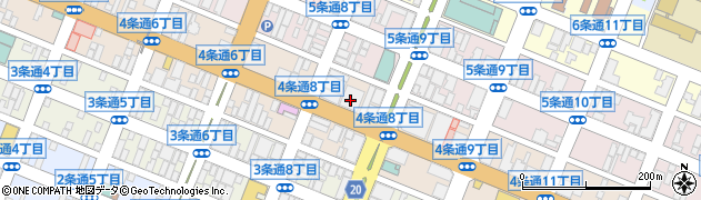 ヤマハミュージック 旭川店周辺の地図