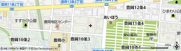 北海道旭川市豊岡１１条3丁目周辺の地図