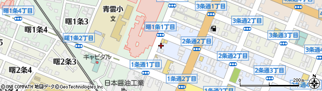 日本調剤旭川二条薬局周辺の地図