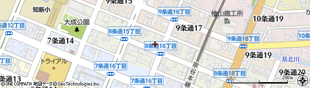 ワタナベフーマック株式会社　旭川営業所周辺の地図