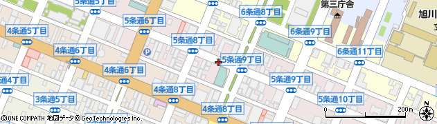 テルウェル東日本株式会社　北海道支店・旭川支店周辺の地図