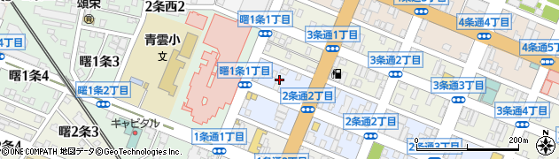 ほっともっと　旭川中央店周辺の地図