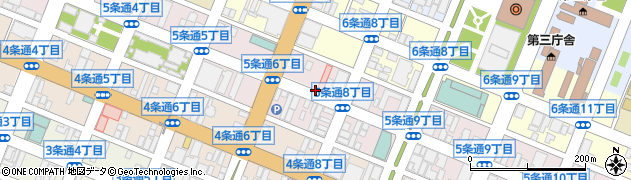 株式会社セキュメント　旭川事業所周辺の地図