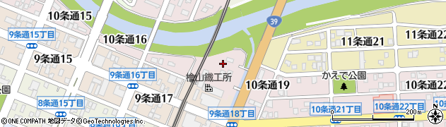 北海道旭川市１０条通18丁目周辺の地図