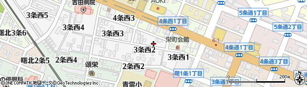 株式会社ヤクルト北北海道　新町センター周辺の地図