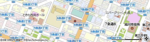 旭川中央郵便局 ＡＴＭ周辺の地図