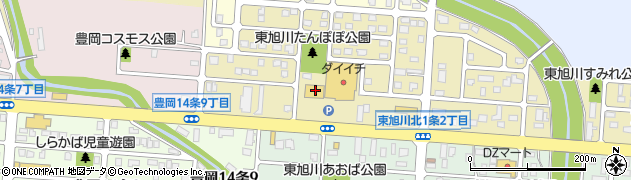 ツルハドラッグ東旭川店周辺の地図