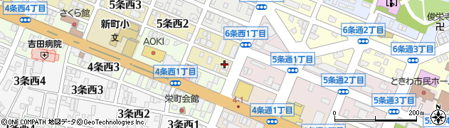 ピザーラ旭川中央店周辺の地図