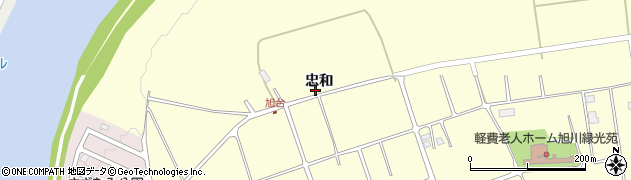北海道旭川市神居町忠和155周辺の地図