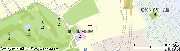 旭川ゴルフ倶楽部周辺の地図