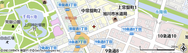 北海道旭川市中常盤町1丁目2434-6周辺の地図