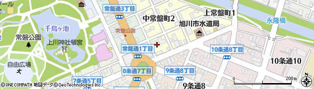 北海道旭川市中常盤町1丁目2434-7周辺の地図
