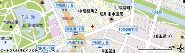 北海道旭川市中常盤町1丁目2434-25周辺の地図